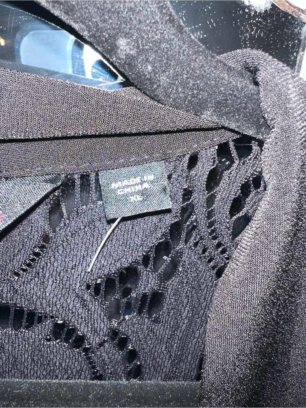 Colleen Lopez Black Lace Open-Work Cardigan NWOT - Picture 3 of 11